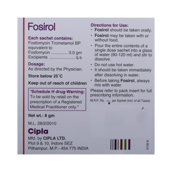 Fosirol Sachet 3gm